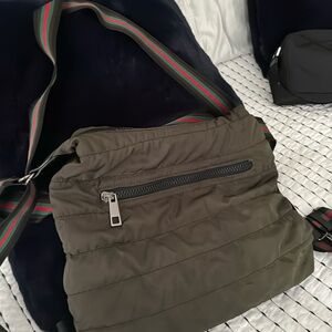 Quilted crossbody that can convert to backpack